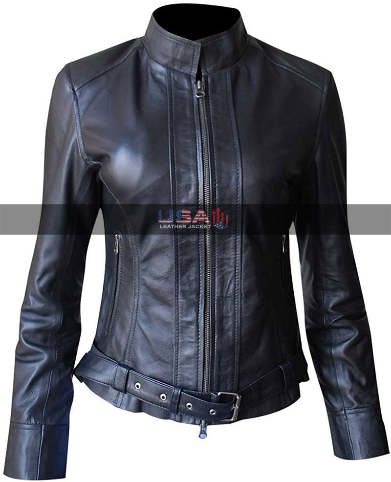 Women Sons Of Anarchy Black Leather Jacket