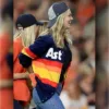 Rainbow Kate Upton Astros Jacket