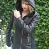 Taylor Swift Black Hooded Jacket