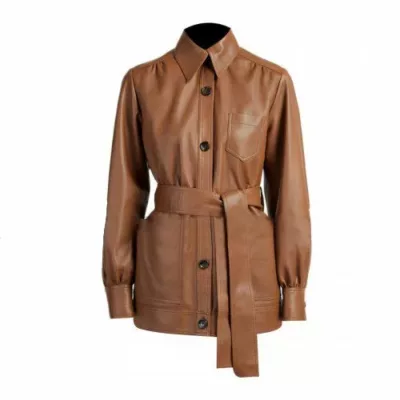 Short Belted Trench Coat