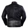 Men Cafe Racer Motorcycle Retro 4 Vintage Black Distressed Leather Jacket 