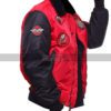 Top Mave-rick Mitchell Flight Jet Gun 2 Pilot Parachute Tom Cruise Red Bomber Jacket  