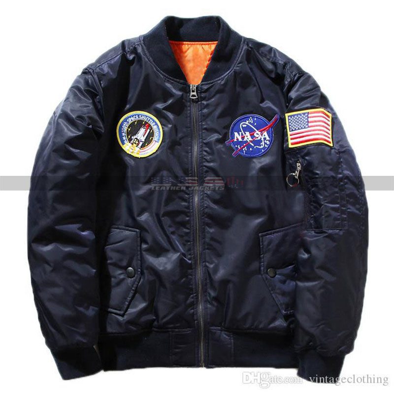 Nasa Air Force Pilot Ma1 Flight Unisex Bomber Jacket | Unisex Summer Jacket 
