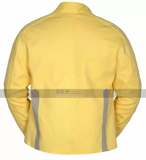 Men's Mark Hamill Star Wars A New Hope Costume Luke Skywalker Yellow Cotton Jacket 