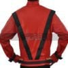 Michael Jackson Thriller Red Costume Leather Jacket