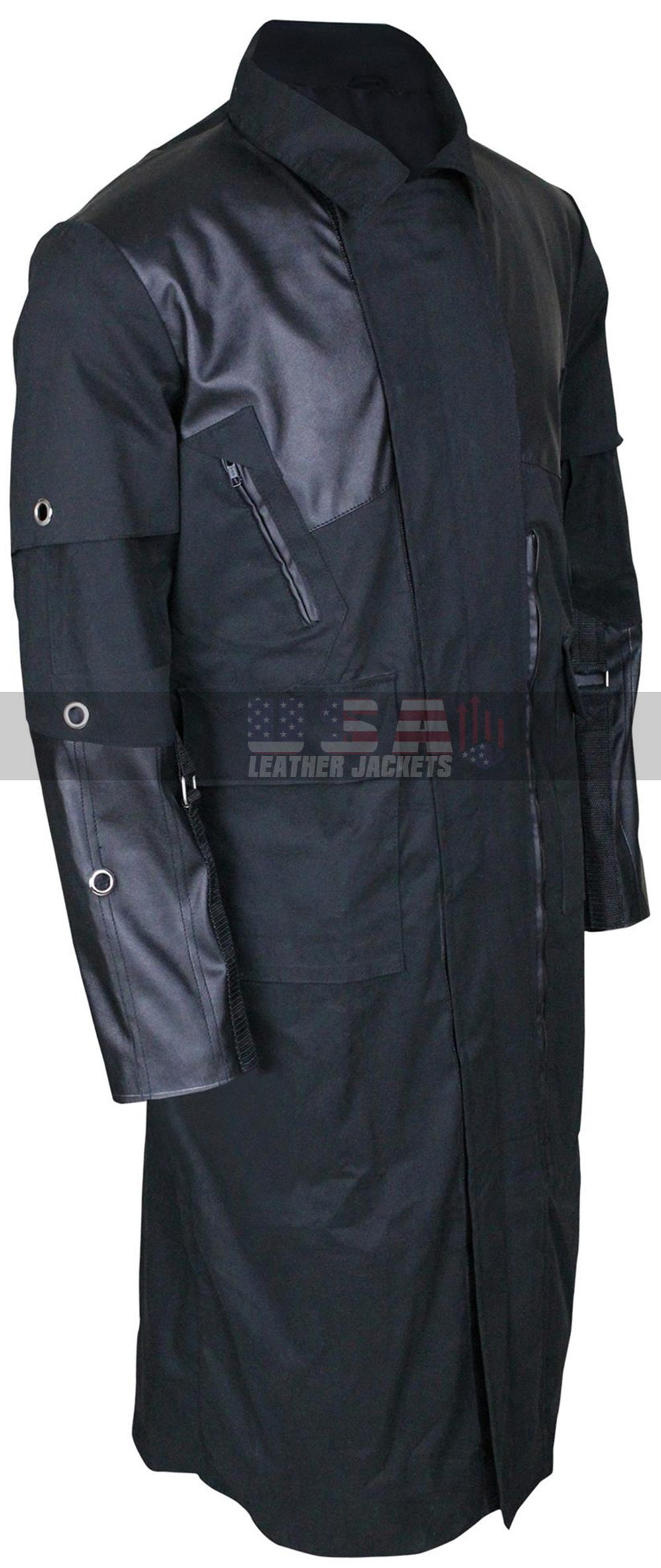 Adam Jensen Deus Ex Mankind Divided Costume Leather Coat