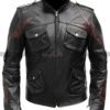 Prototype 2 Game Alex Mercer Cosplay James Heller Black Leather Jacket 