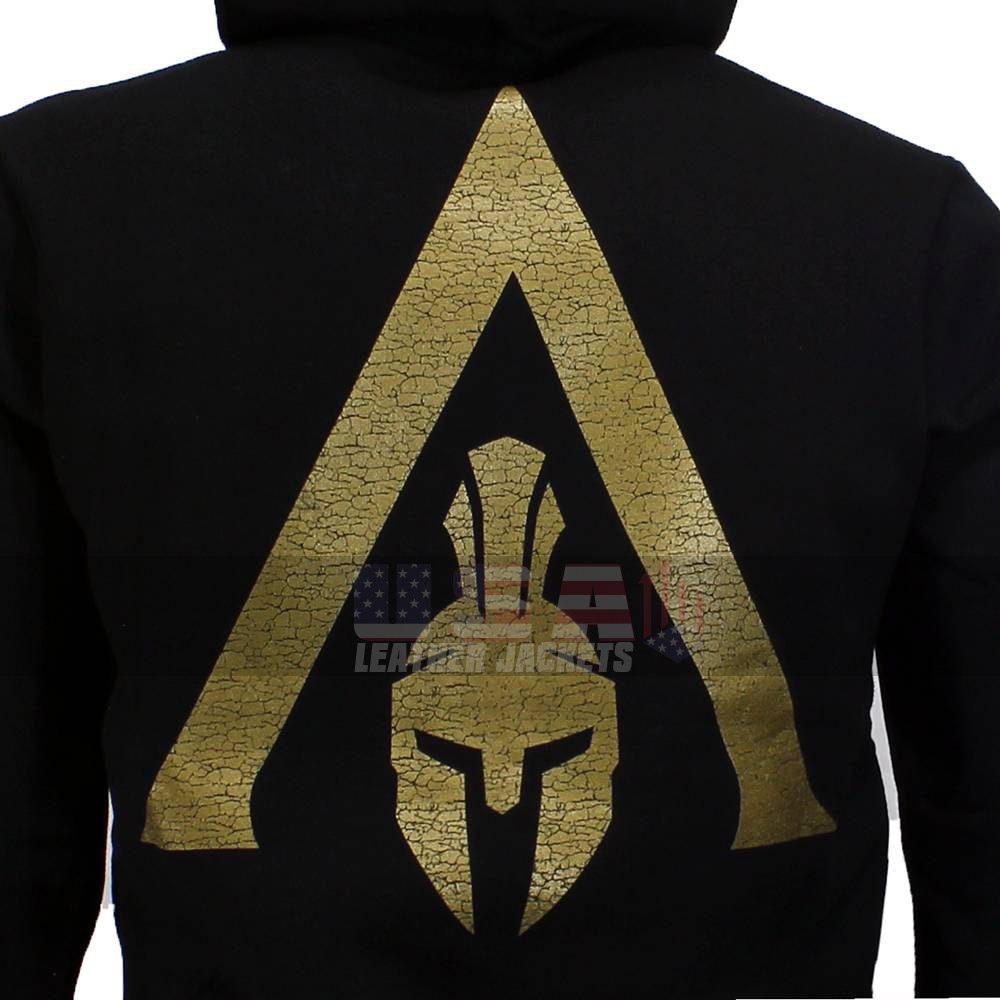 Assassin's Creed Odyssey Spartan Black Cotton Hoodie