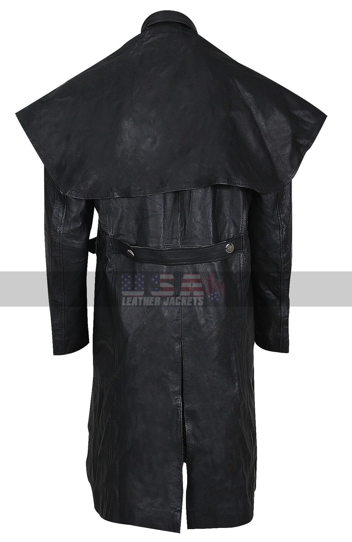 Bloodborne Yharnamite Cosplay Gothic Trench Costume Black Leather Coat