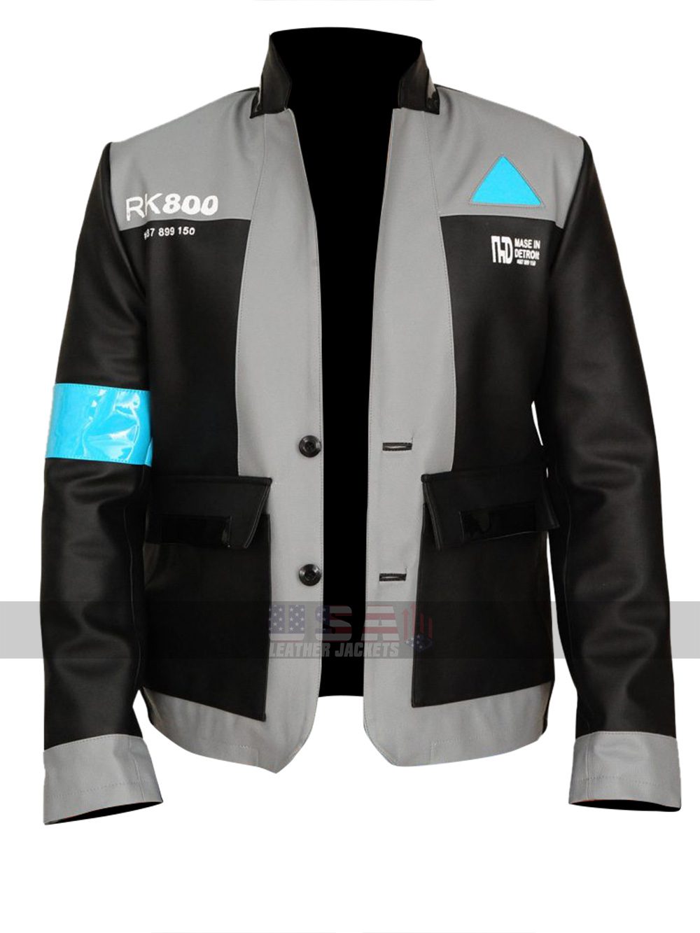 Detroit Become Human RK800 Connor Costume Leather Jacket