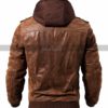 PUBG Playerunknowns Battlegrounds Player Leather Hooded Jacket 