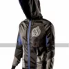 Avengers Endgame A Logo Costume Male Black Quantum Hooded Jacket 