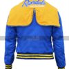 Women's Riverdale Cheer Leader Girls Varsity Blue Bomber Hooded Jacket