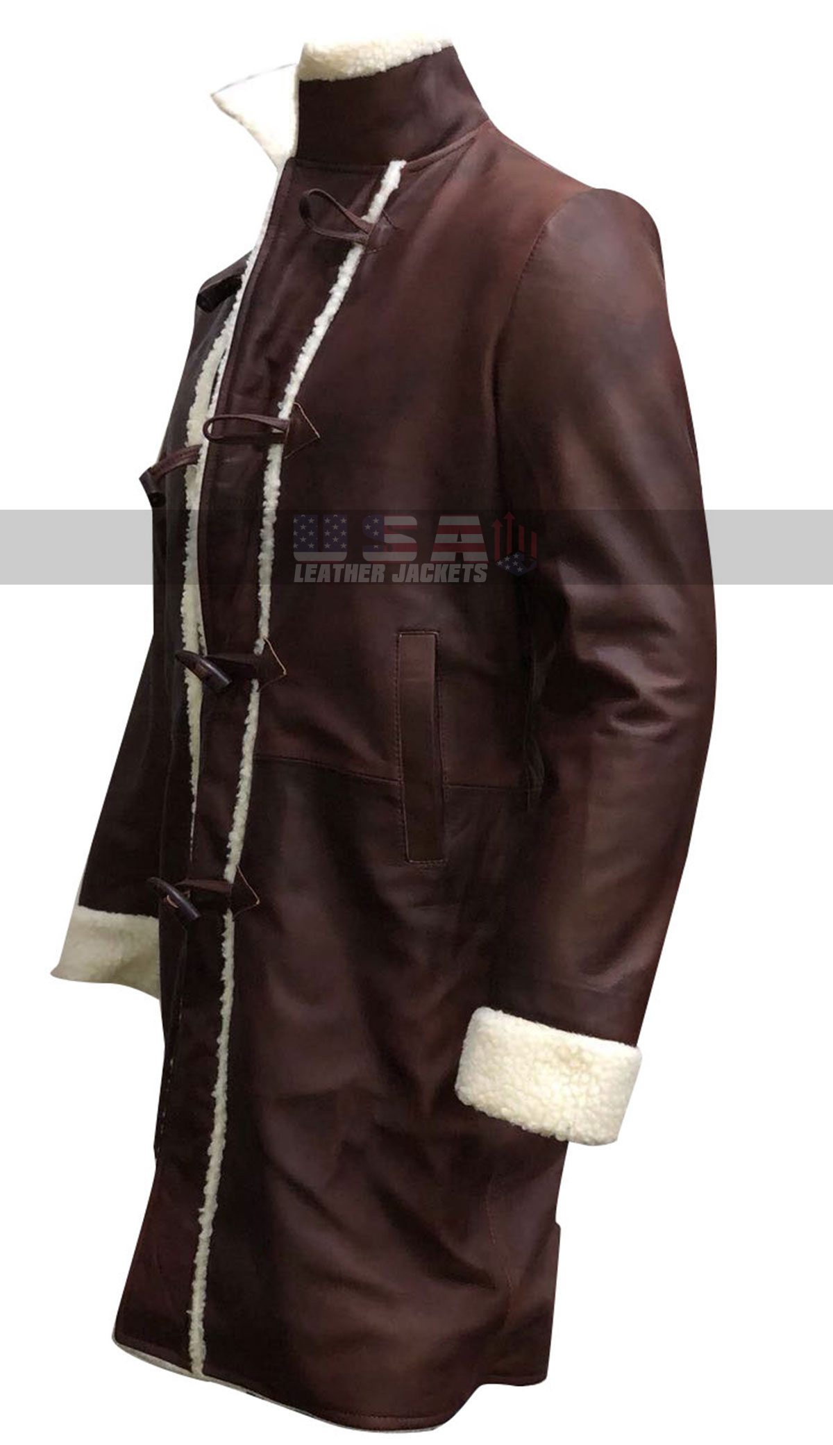 King Arthur Legend Of The Sword Brown Leather Coat