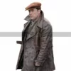 Live By Night Ben Affleck Vintage Distressed Brown Leather Coat 