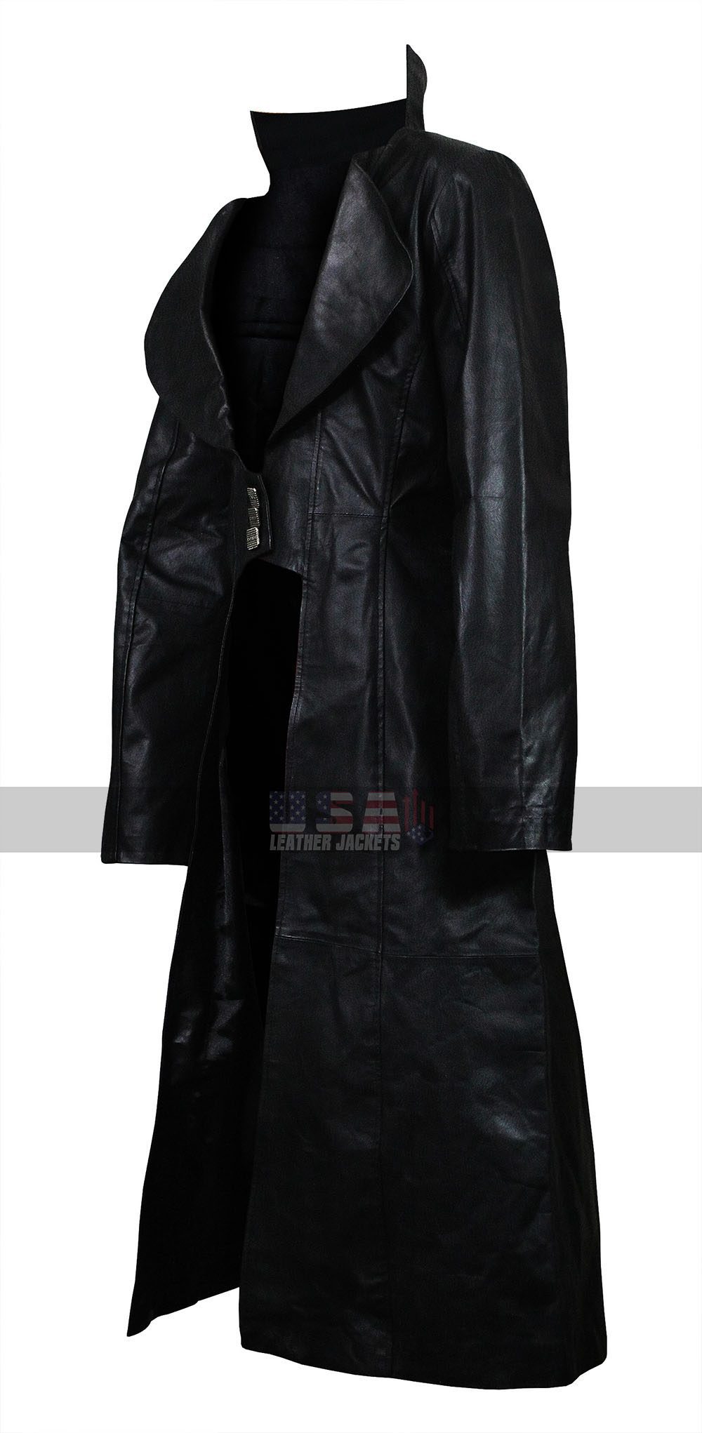 BloodRayne The Third Reich Natassia Malthe Leather Trench Coat
