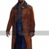 Robin Hood Little John (Jamie Foxx) Suede Leather Trench Coat