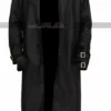 Captain Marvel Costume Nick Fury Black Leather Coat