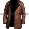 The Wolverine Costumes Hugh Jackman Worn Fur Brown Trench Coat