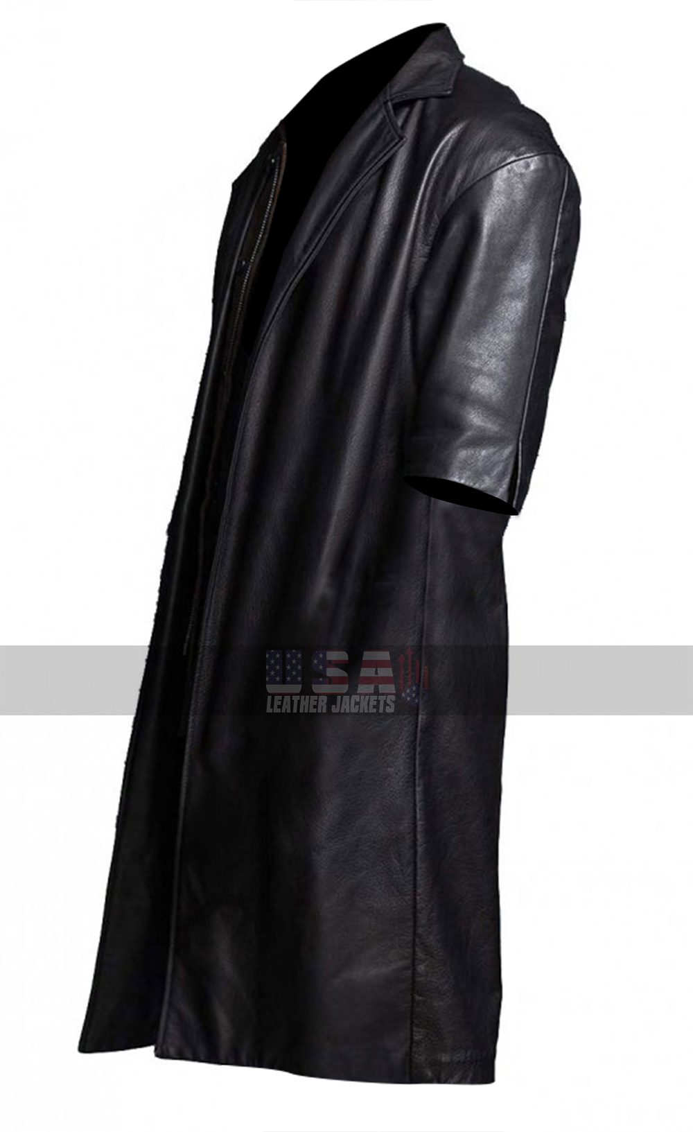 SuperFly Youngblood Priest (Trevor Jackson) Black Leather Coat