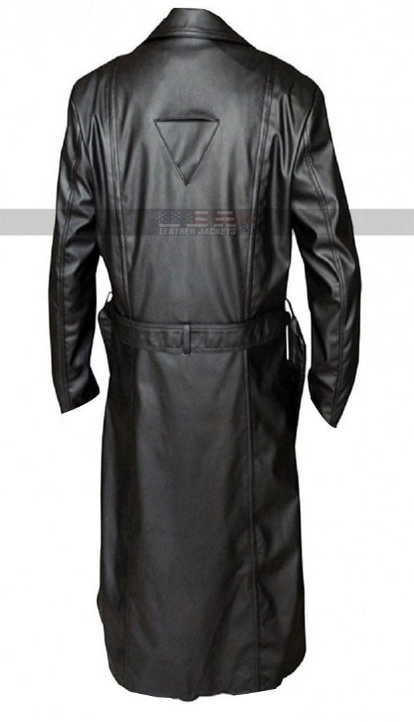 Wesley Snipes Blade Black Leather Coat | Vampire Movies Merchandise