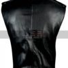Wrestler Dave Bautista Motorcycle Style Black Leather Vest