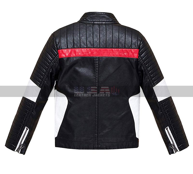 Cafe Racer Brando Motorcycle (Lambskin) Quilted Style Men's Black Biker Leather Jacket