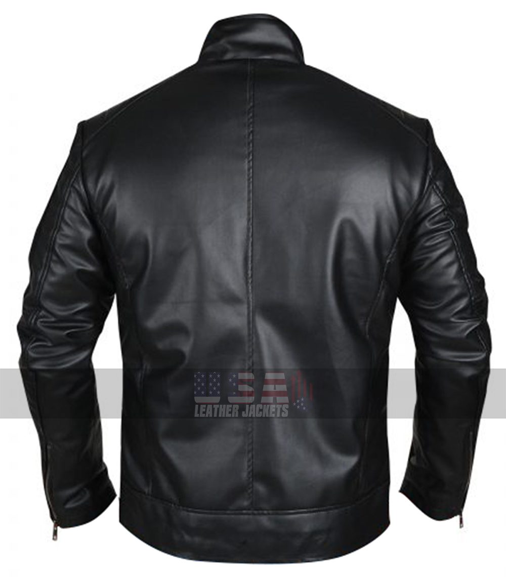 Smack Down Dean Ambrose Black Leather Jacket