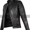 Metal Gear Solid Black Motorcycle Leather Jacket