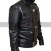 Michael Jackson Bad Mens Motorcycle Black Leather Jacket