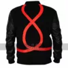 Chris Brown Love Not Hate Valentines Bomber Leather Letterman Jacket