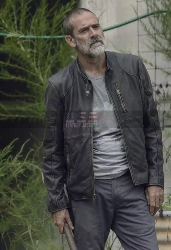 The Walking Dead Season 9 Negan Black Jacket 