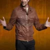 A Star is Born Bradley Cooper Brown Leather Jacket