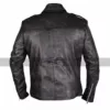 A Long Way Down Aaron Paul (JJ) Belted Biker Black Leather Jacket