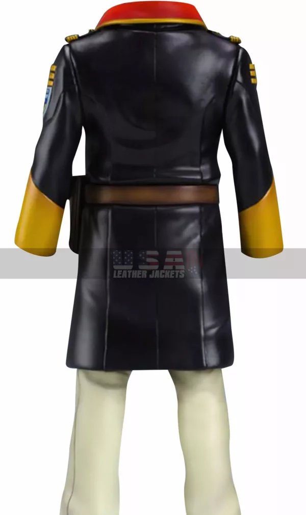 Space Battleship Yamato Juzo Okita Costume Leather Coat