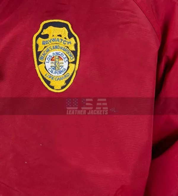 Baywatch David Hasselhoff Lifeguard Bomber Costume Jacket
