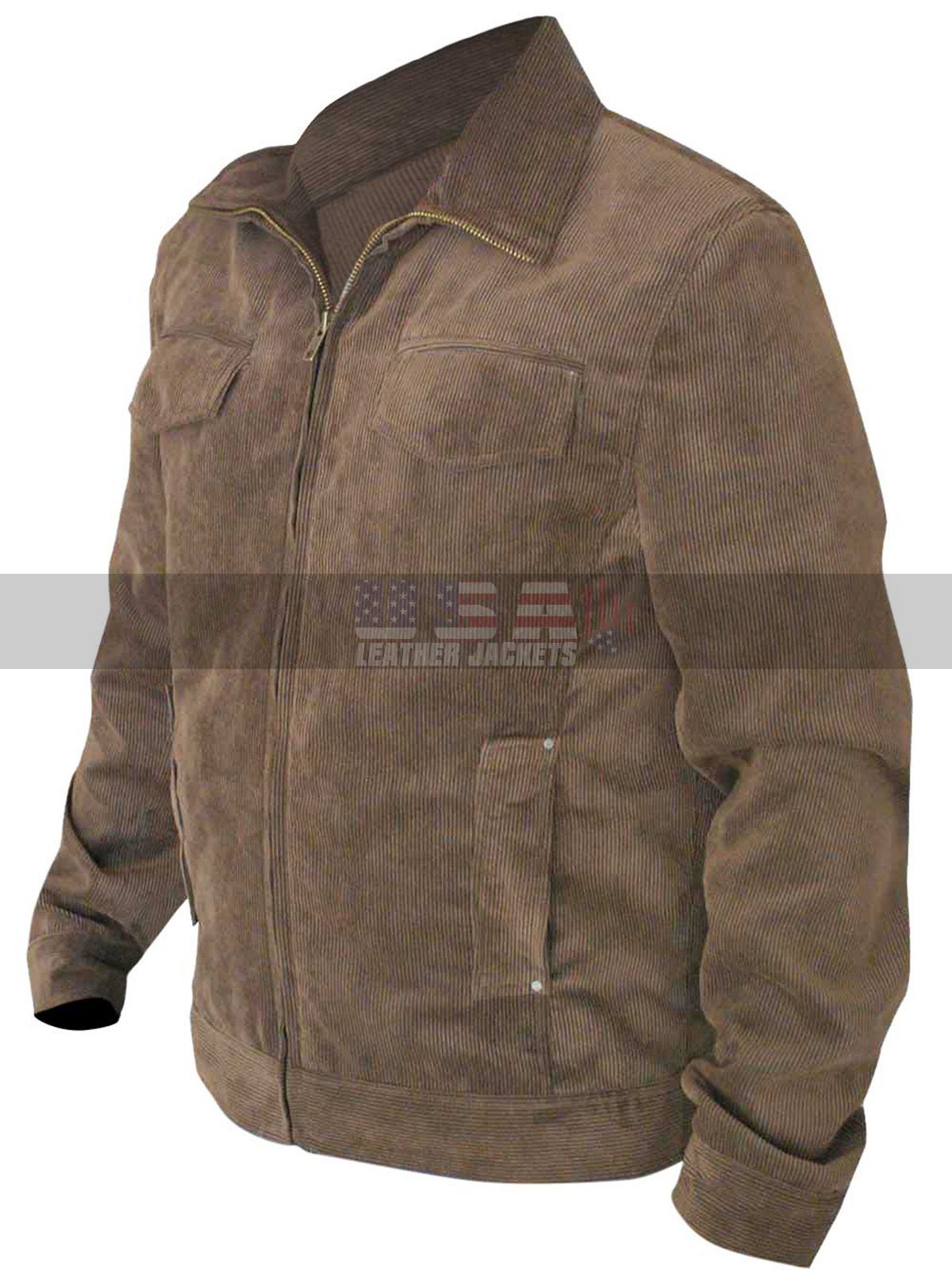 Harry Potter and Deathly Hallows 2 Brown Corduroy Jacket