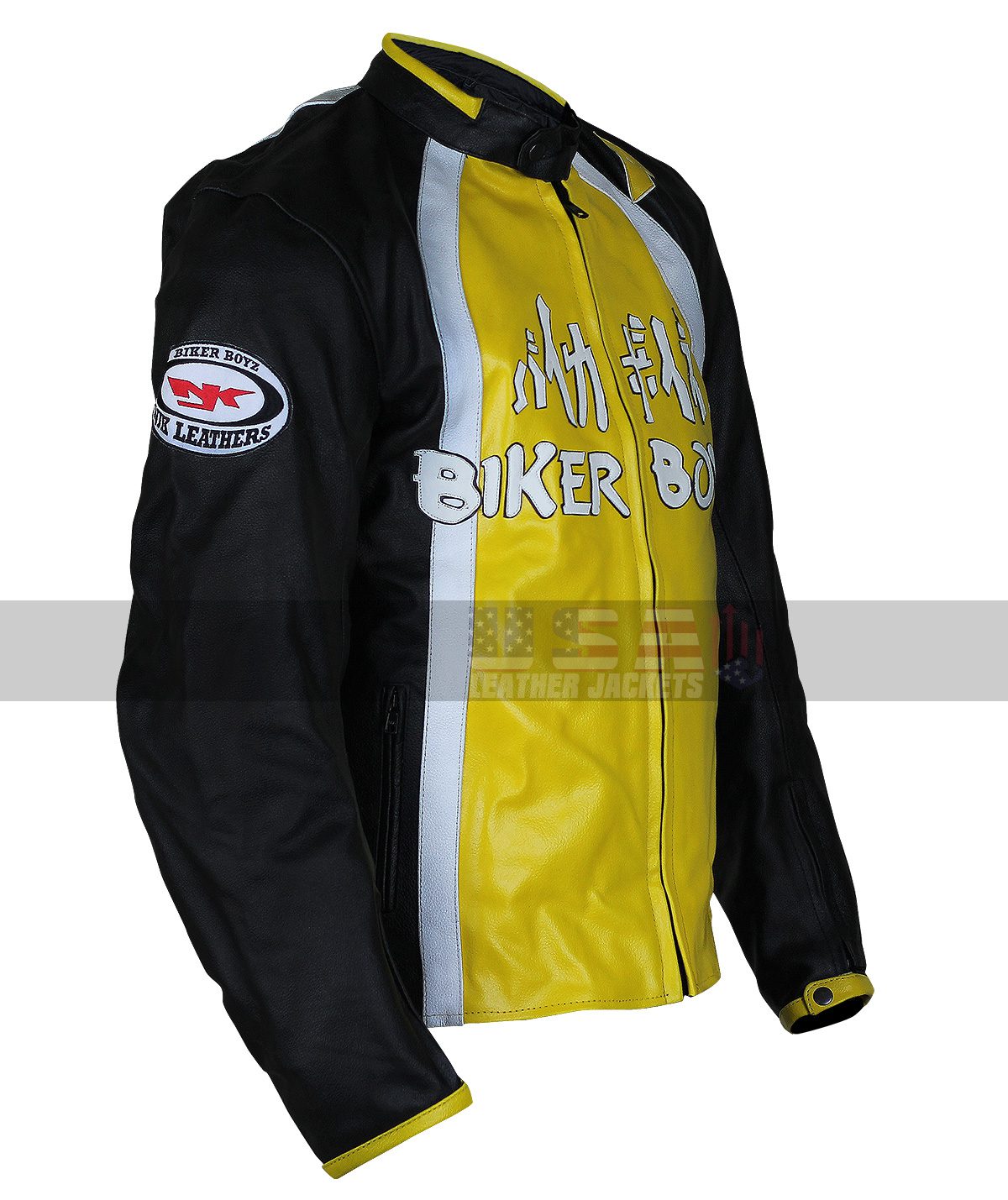 Derek Luke Biker Boyz Yellow Motorcycle Leather Jacket