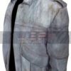 Ghost in the Shell Batou Fur Collar Shearling Bomber Leather Jacket