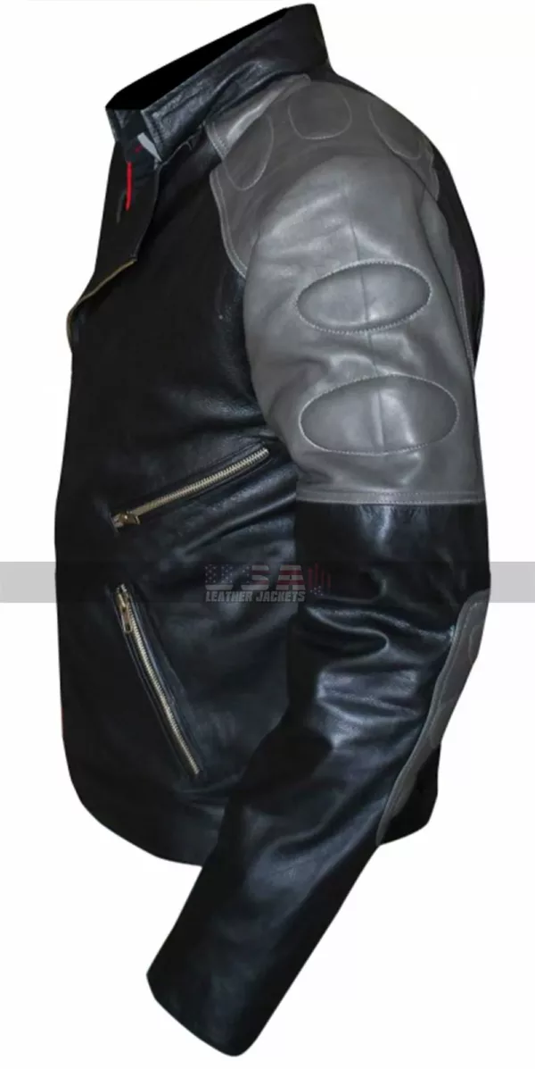 Hackers Jonny Lee Miller Multi Pockets Leather Jacket