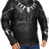 Avengers Infinity War Black Panther Costume Black Leather Jacket