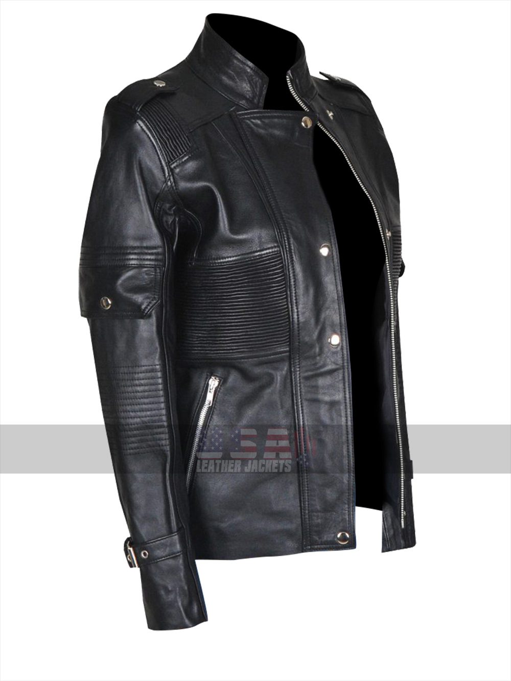 Ghostbusters Answer the Call Kate McKinnon Black Leather Jacket
