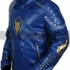 King Ben Descendants 2 Mitchell Hope Blue Costume Leather Jacket