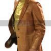 Once Upon a Time in Hollywood Rick Dalton Brown Leather Blazer
