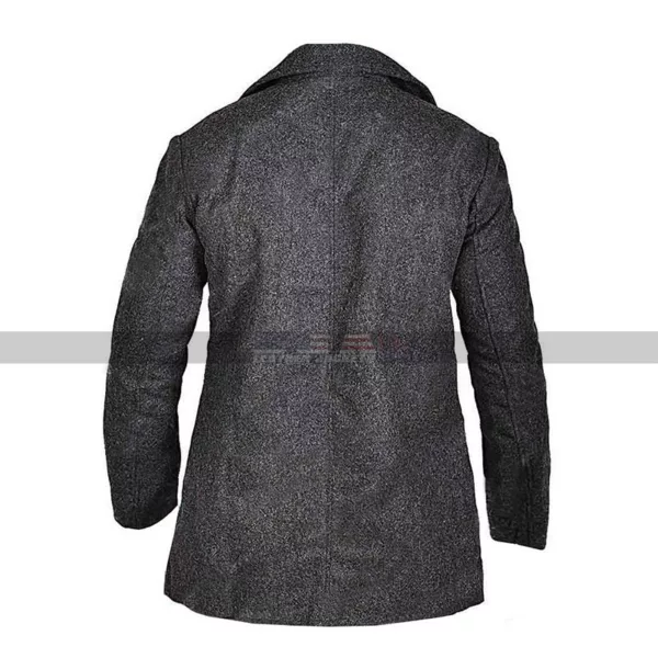 Men The Umbrella Academy Uniform Coat Collage Grey Wool Jacket 