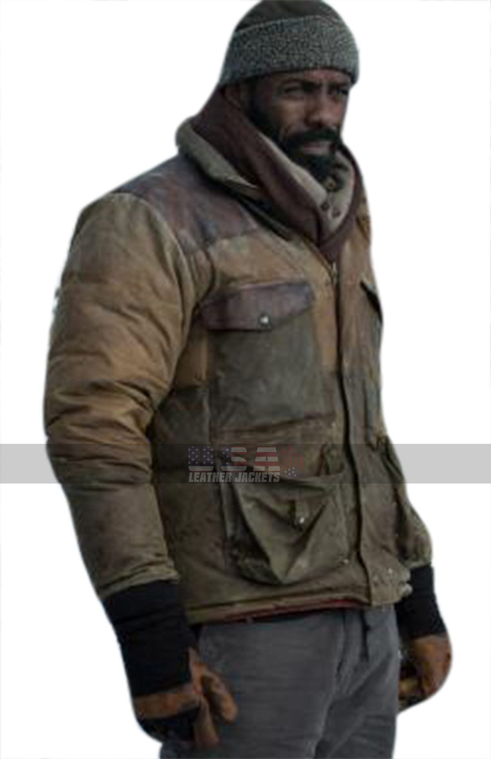 The Mountain Between Us Ben Bass Brown Leather Jacket