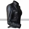 Sons of Anarchy Katey Sagal Belted Biker Leather Jacket