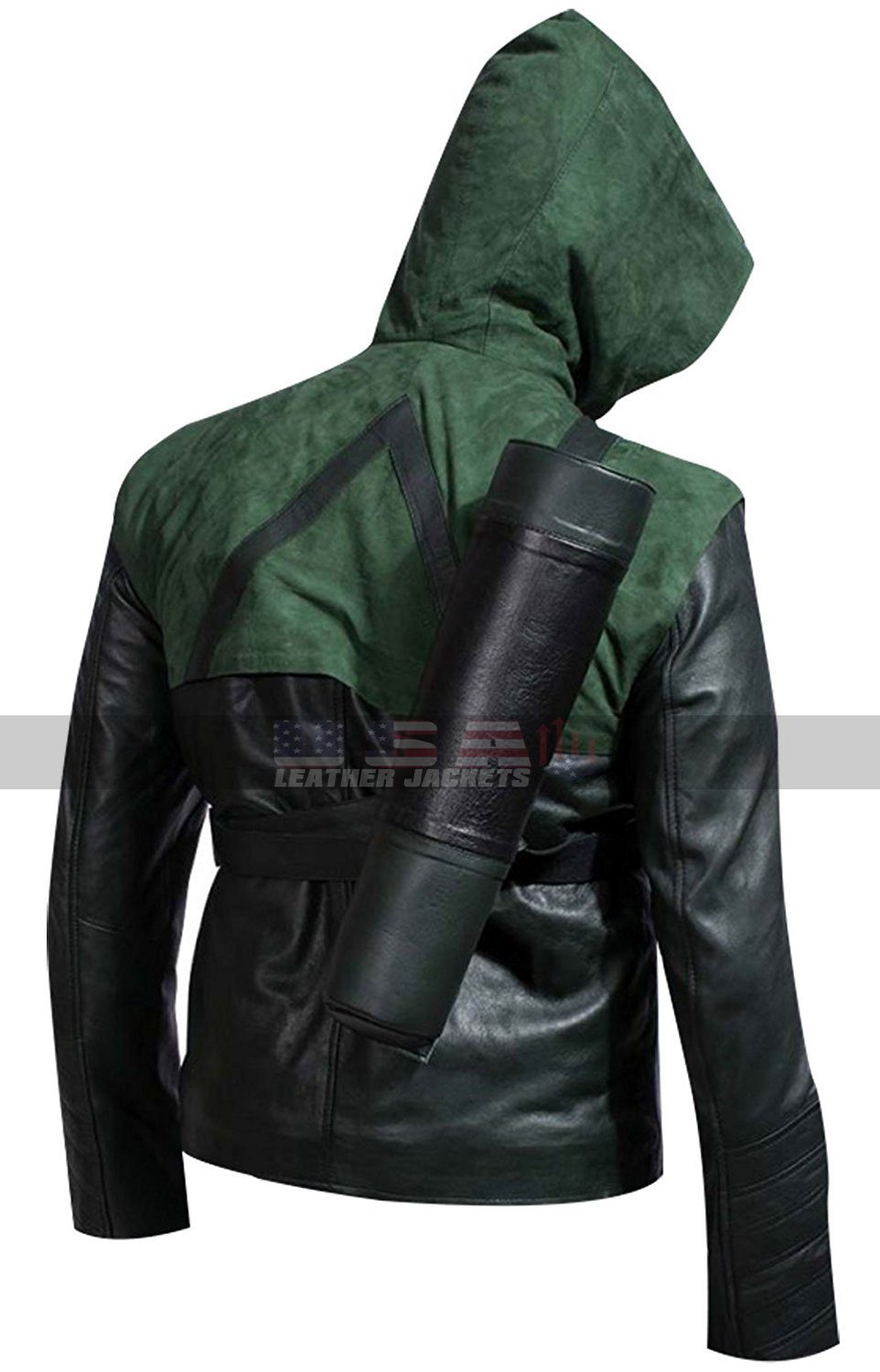 Stephen Amell Green Arrow TV Series Leather Jacket