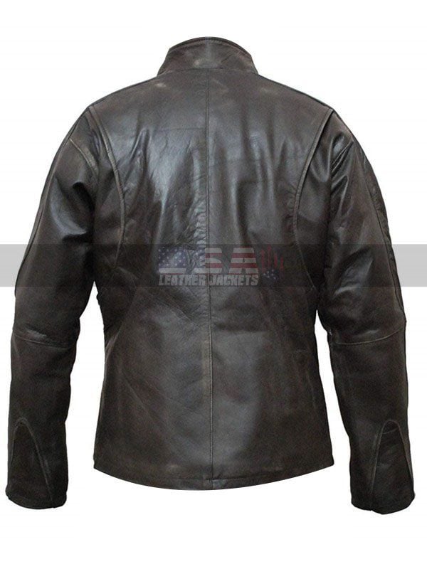 Tom Cruise Jack Reacher Distressed Brown Leather Jacket
