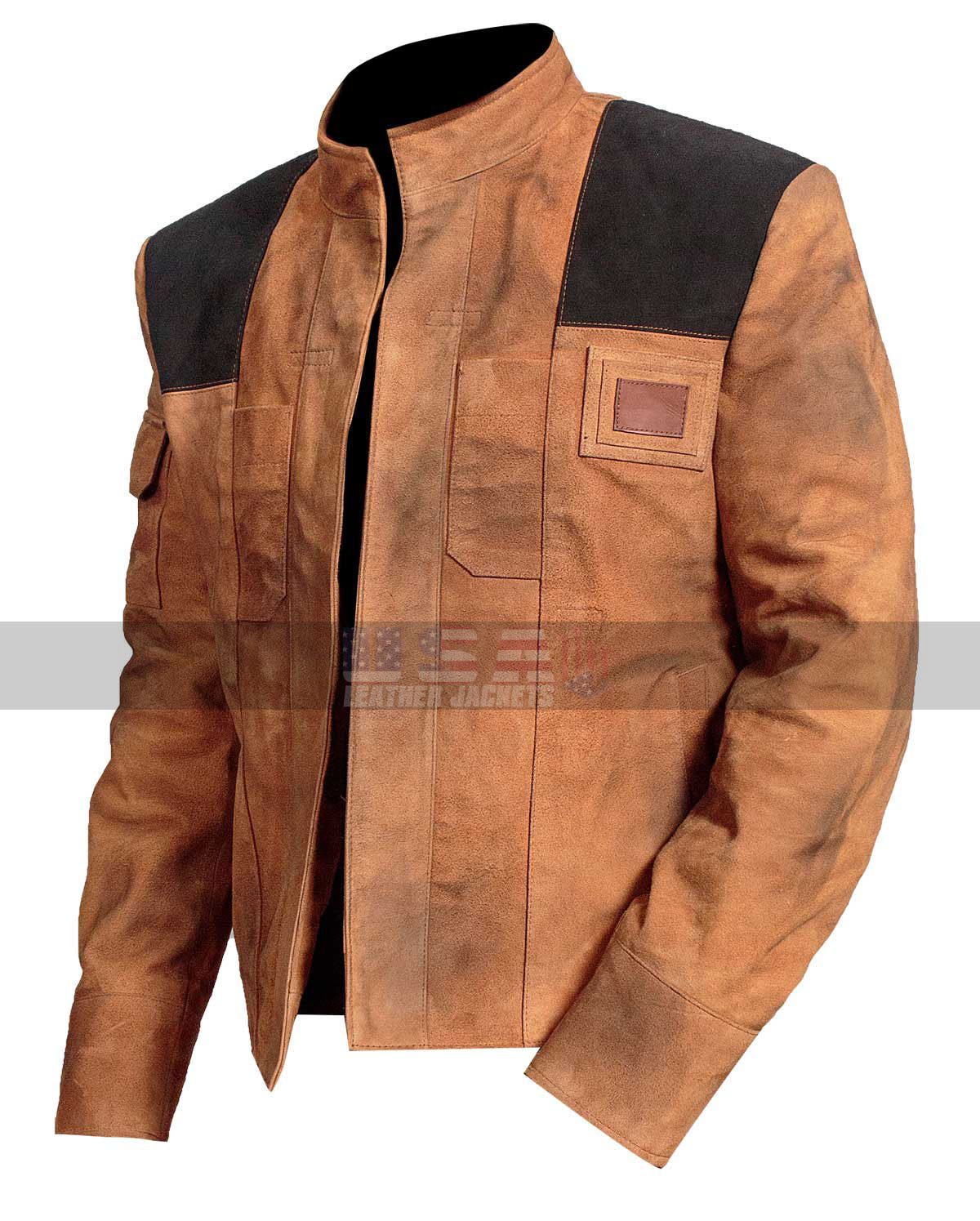 Alden Ehrenreich Suede Leather Jacket | Solo A Star Wars Han Solo Jacket